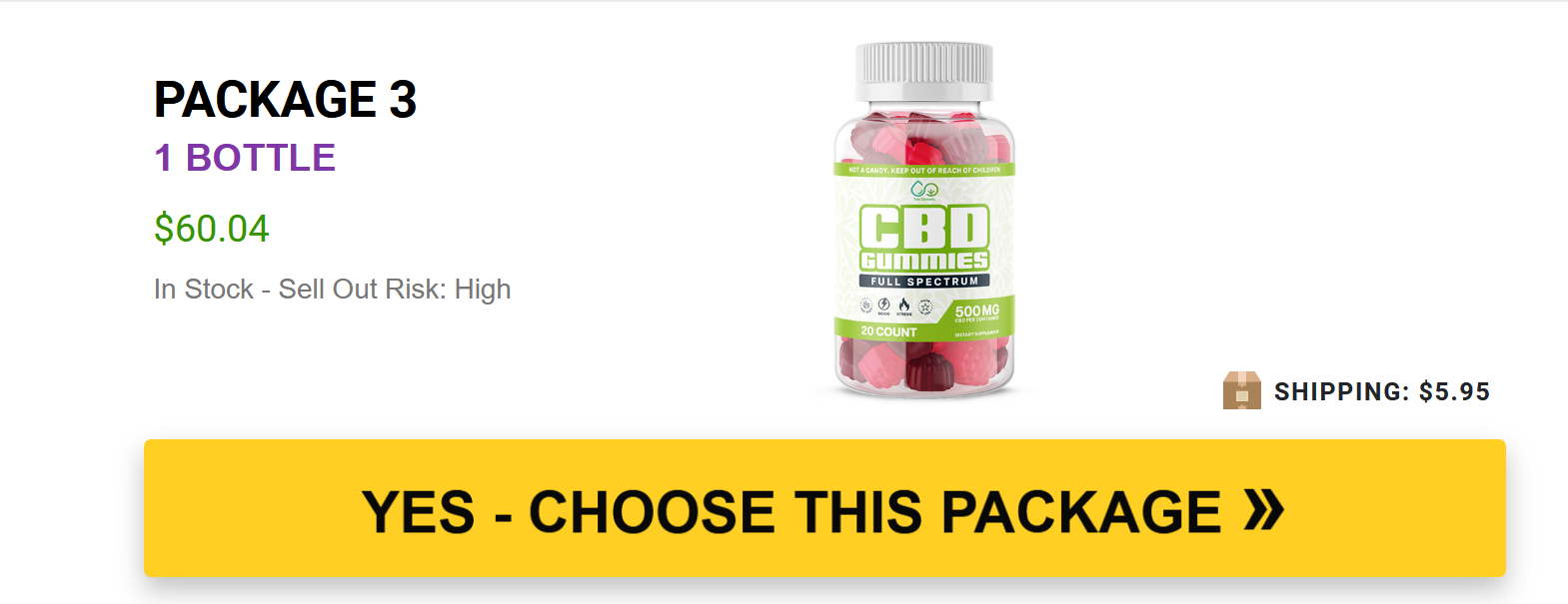 CBD Gummies price