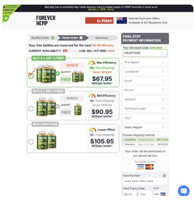 Forever Hemp Gummies Australia buy