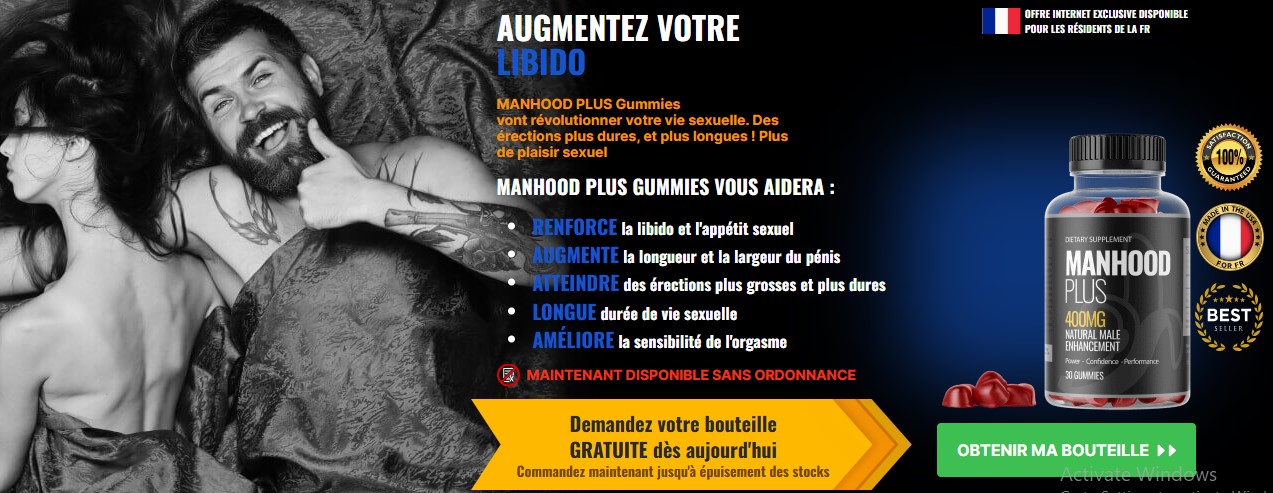 Manhood Plus Gummies France